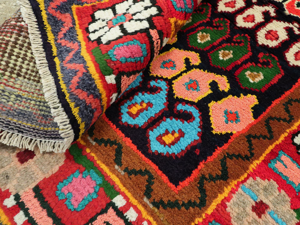 Vintage Persian Hamadan Rug, No.25963 - Gss