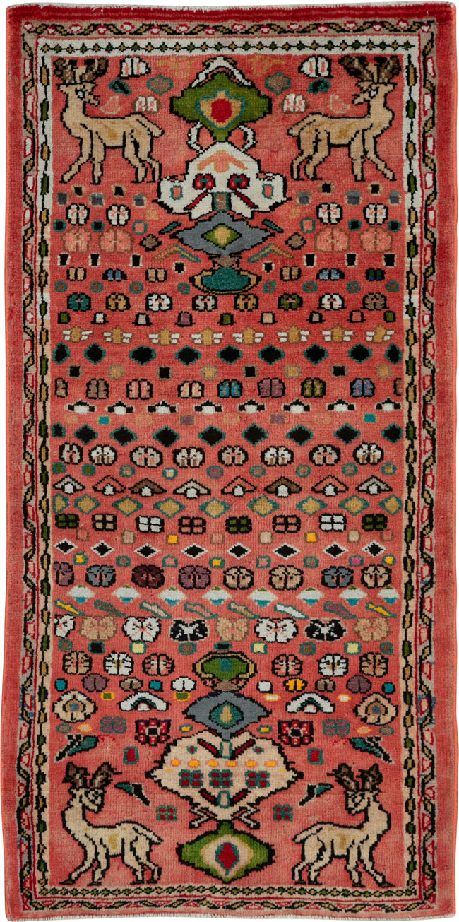 Vintage Persian Mahal Rug, No.25964 - Gss