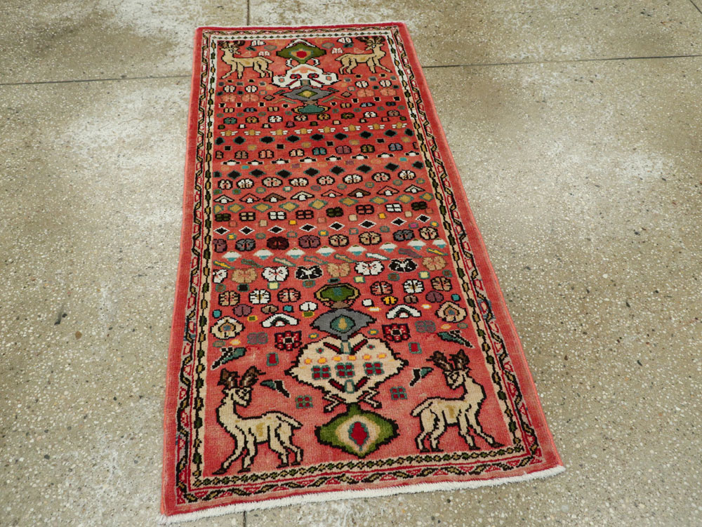 Vintage Persian Mahal Rug, No.25964 - Gss