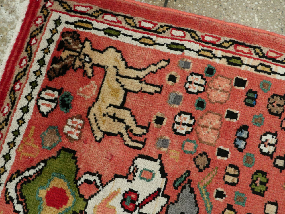Vintage Persian Mahal Rug, No.25964 - Gss