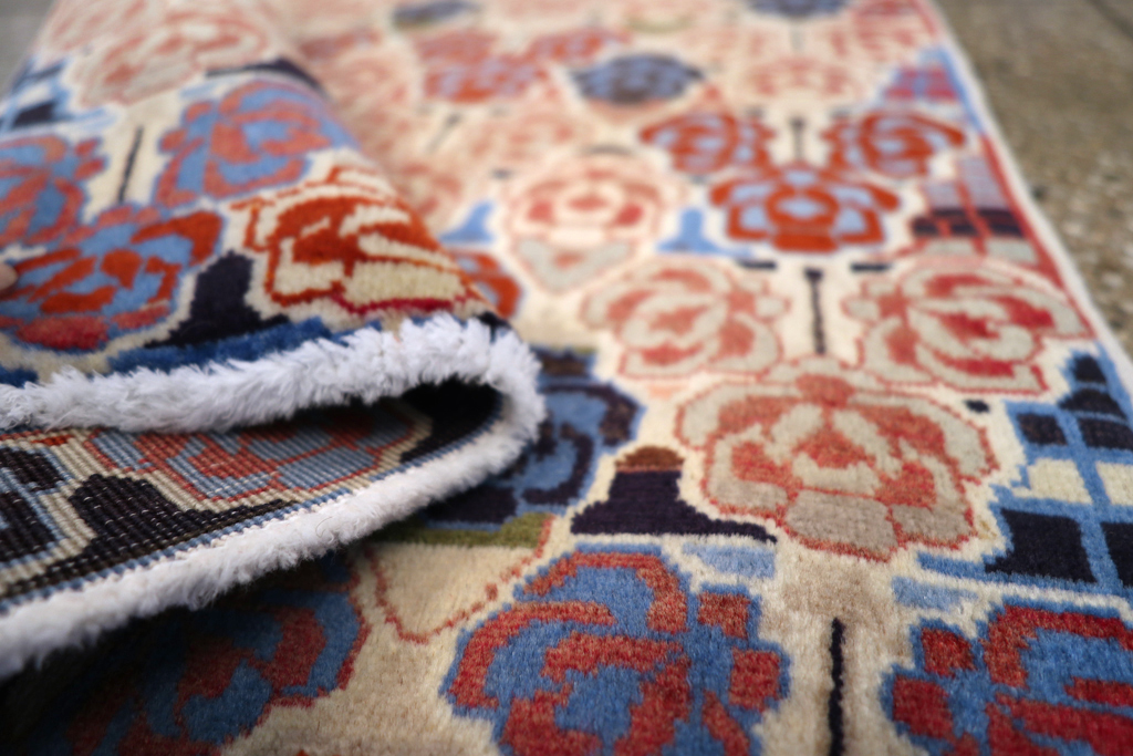 Vintage Persian Tabriz Rug, No.25972 - Gss