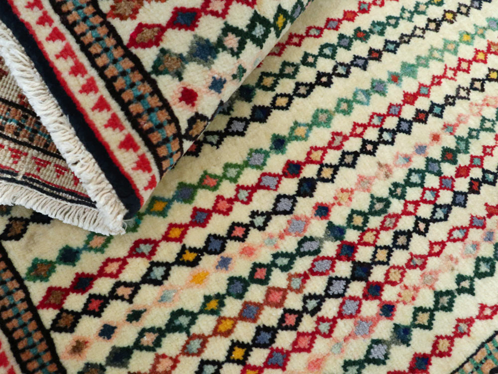 Vintage Persian Hamadan Rug, No.25973 - Gss