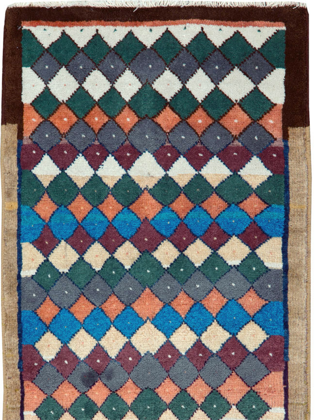 Vintage Persian Mahal Runner, No.25976 - Gss