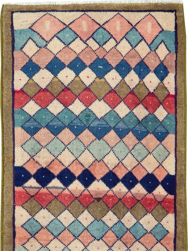 Vintage Persian Mahal Runner, No.25976 - Gss