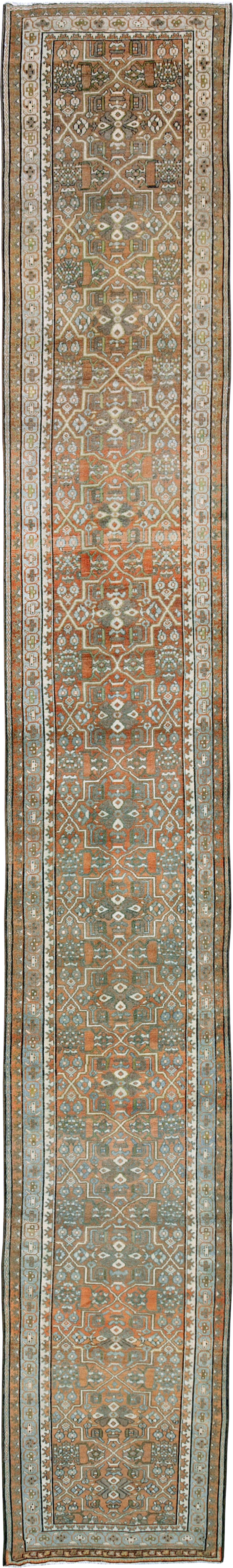 Vintage Persian Malayer Runner, No.25987 - Gss