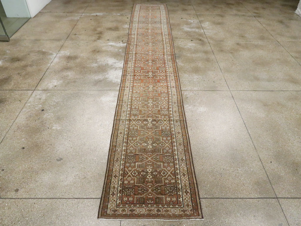 Vintage Persian Malayer Runner, No.25987 - Gss