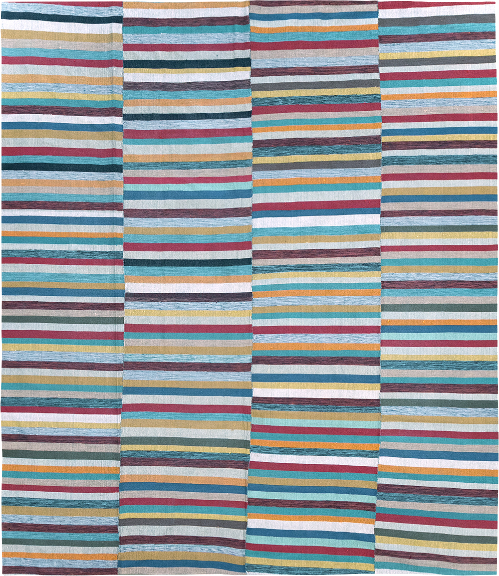 Modern Turkish Flatweave Kilim, No.25994 - Gss