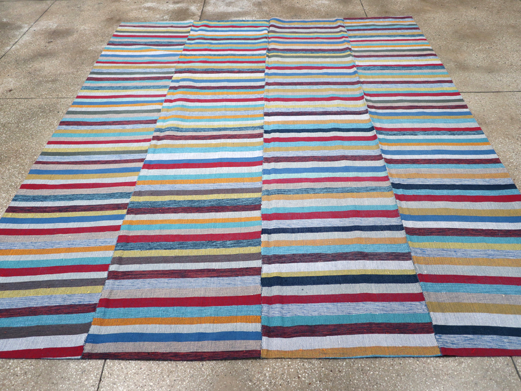 Modern Turkish Flatweave Kilim, No.25994 - Gss