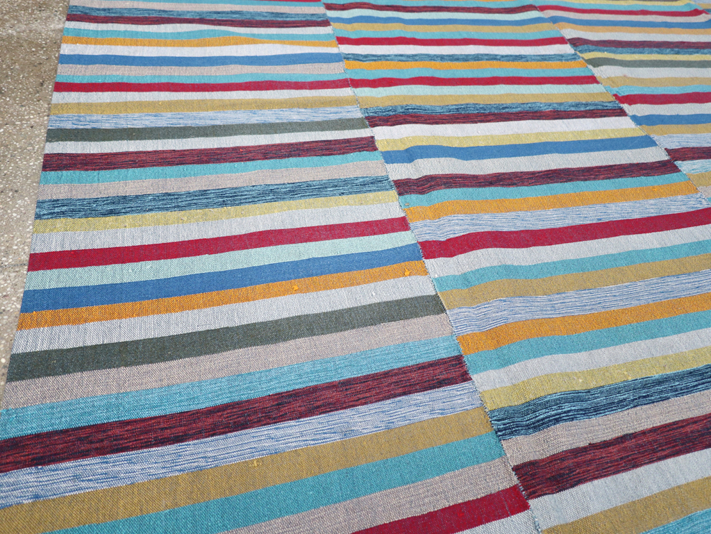 Modern Turkish Flatweave Kilim, No.25994 - Gss