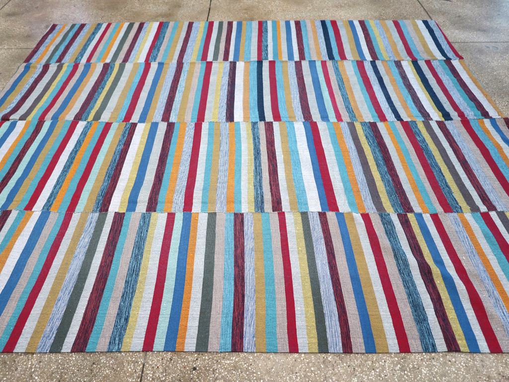 Modern Turkish Flatweave Kilim, No.25994 - Gss