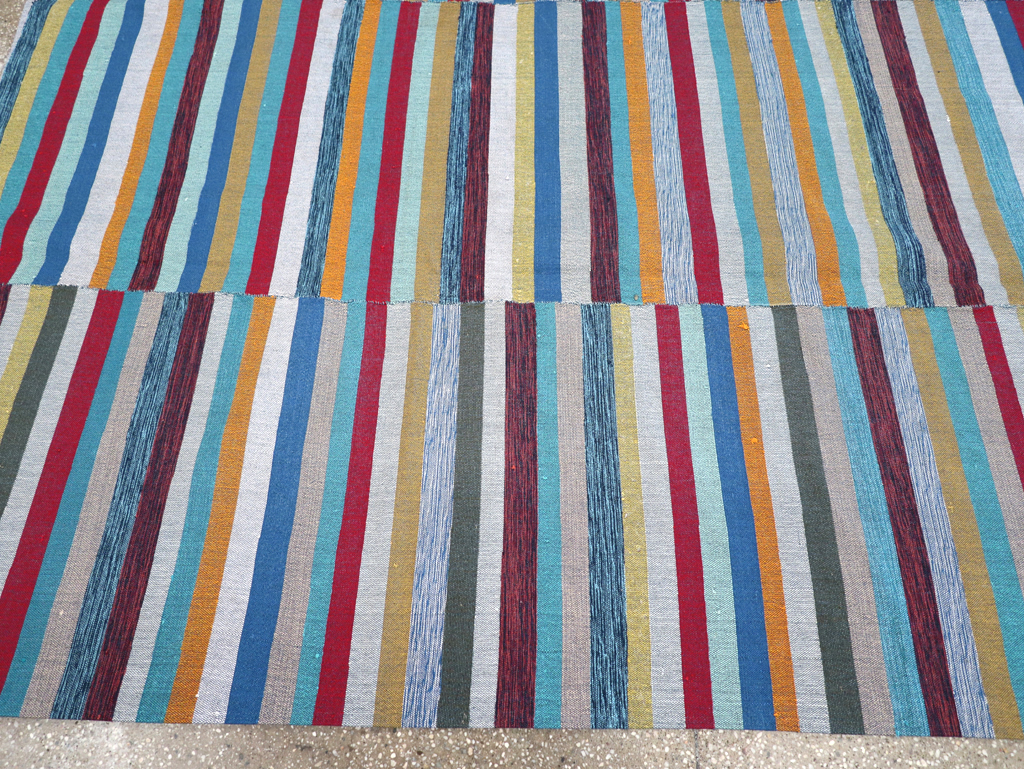 Modern Turkish Flatweave Kilim, No.25994 - Gss