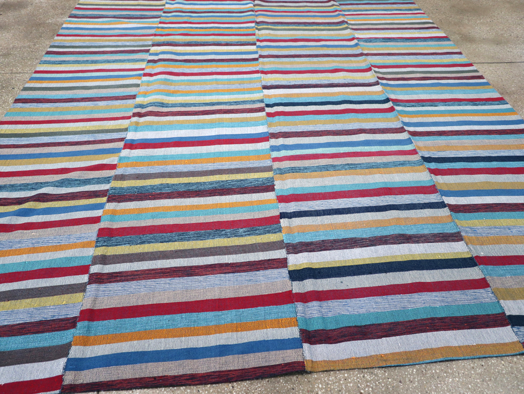 Modern Turkish Flatweave Kilim, No.25994 - Gss