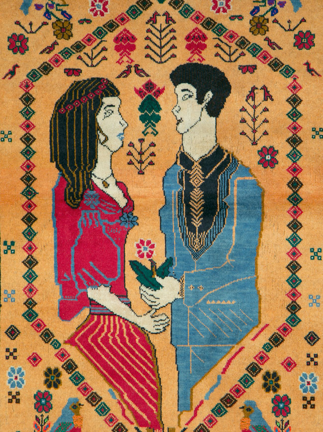 Vintage Persian Baluch Rug, No.26001 - Gss