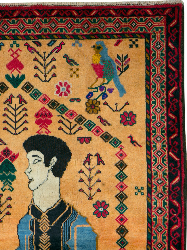 Vintage Persian Baluch Rug, No.26001 - Gss