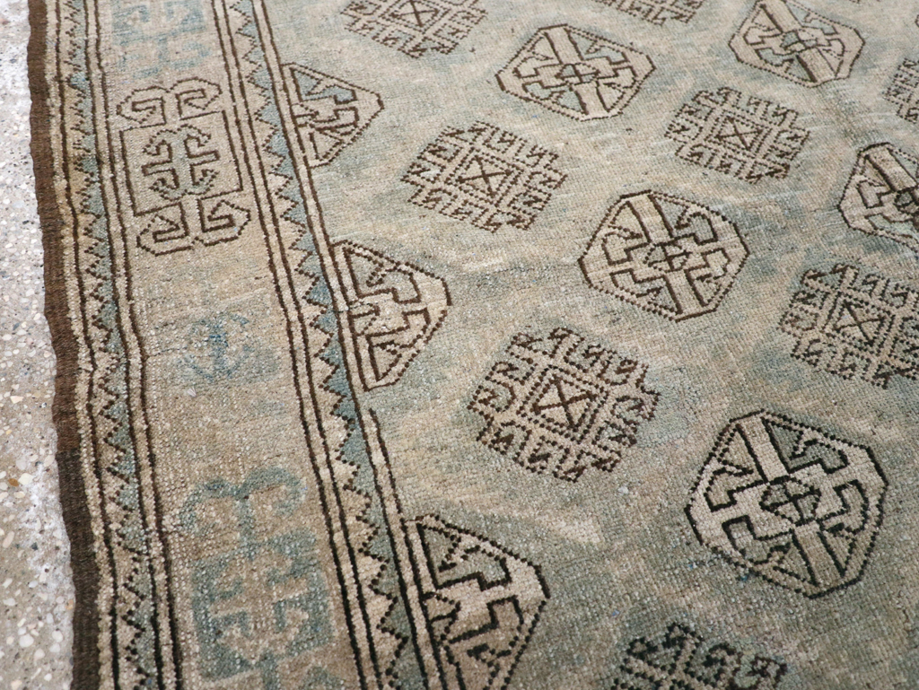 Vintage Persian Kurd Square Accent Rug, No.26008 - Gss