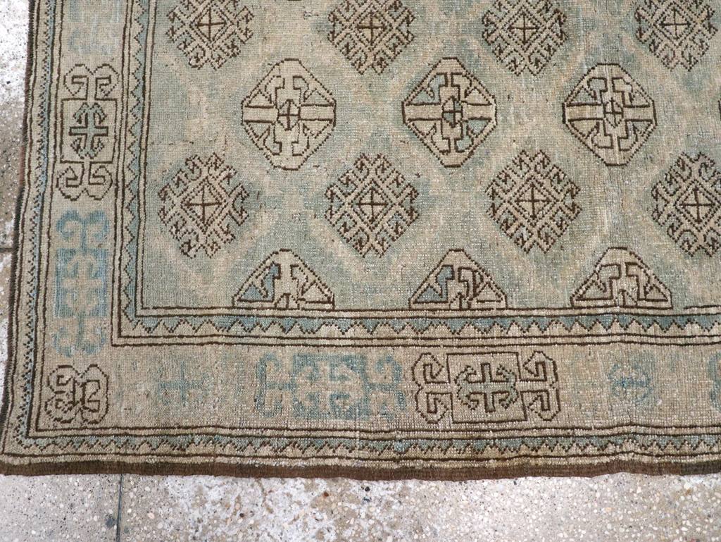 Vintage Persian Kurd Square Accent Rug, No.26008 - Gss