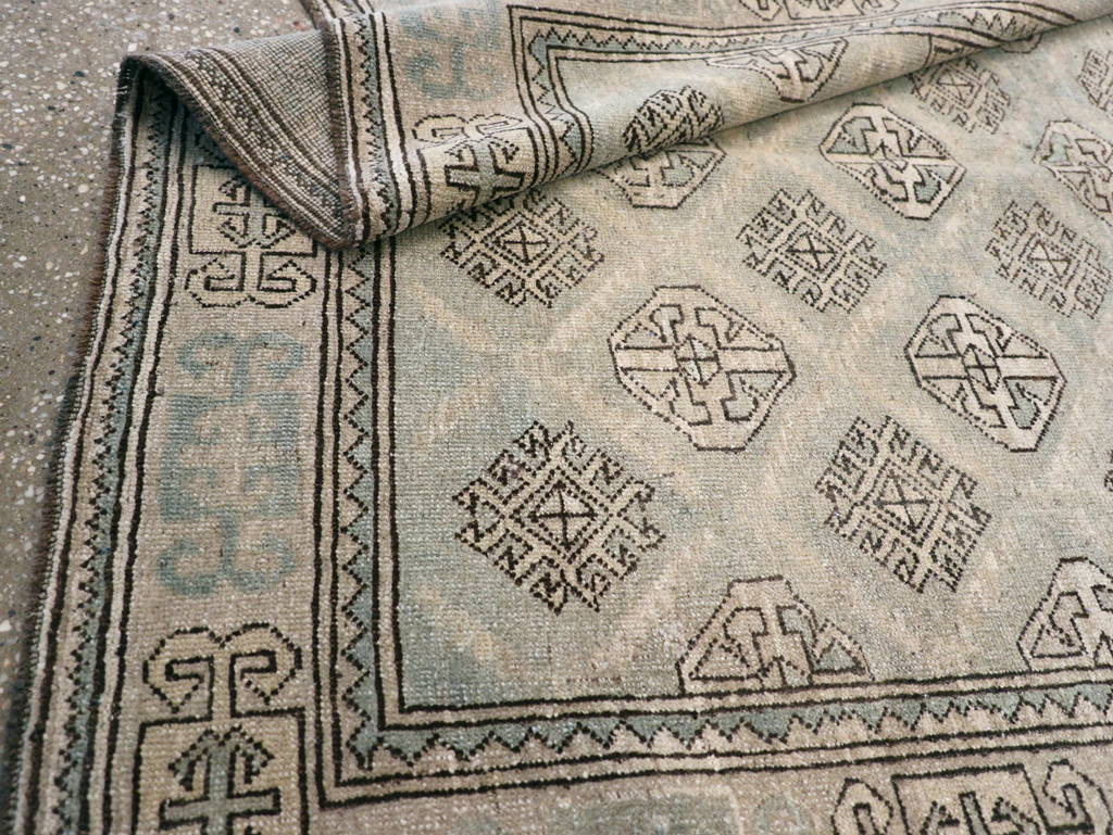 Vintage Persian Kurd Square Accent Rug, No.26008 - Gss