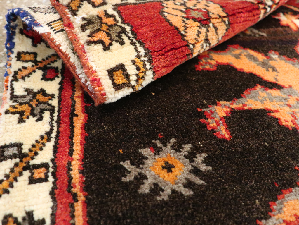 Vintage Turkish Anatolian Pictorial Throw Rug, No.26011 - Gss