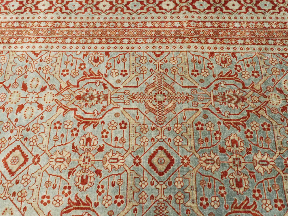 Antique Persian Tabriz Large Carpet, No.26013 - Gss
