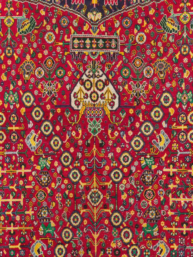 Vintage Persian Shiraz Rug, No.26023 - Gss
