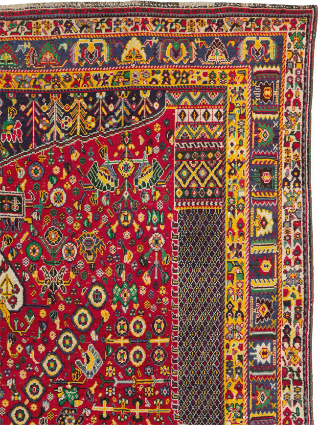 Vintage Persian Shiraz Rug, No.26023 - Gss