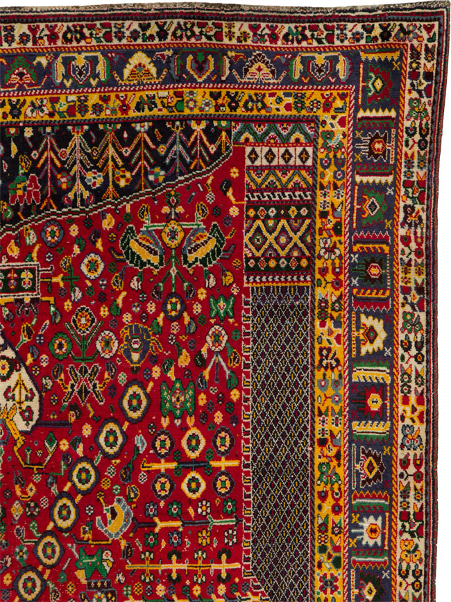 Vintage Persian Shiraz Rug, No.26023 - Gss