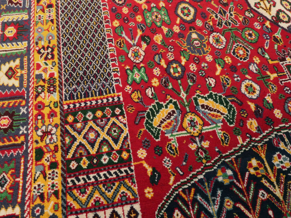 Vintage Persian Shiraz Rug, No.26023 - Gss