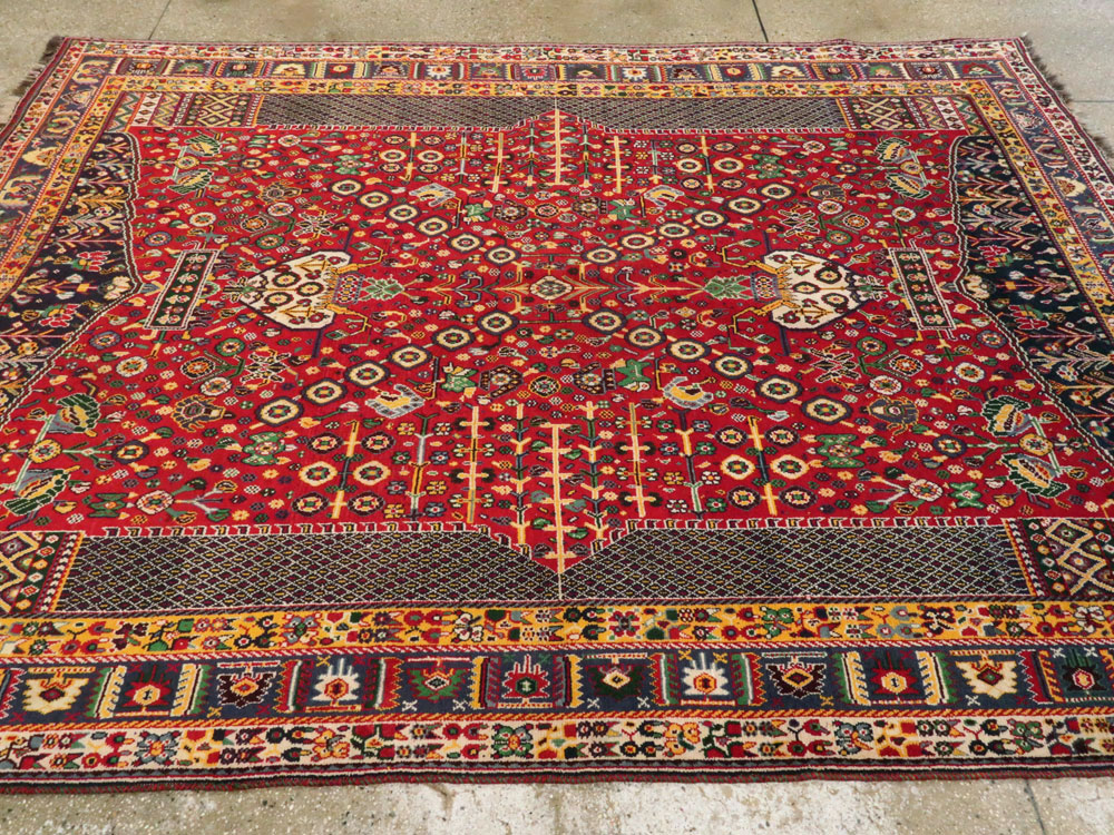 Vintage Persian Shiraz Rug, No.26023 - Gss