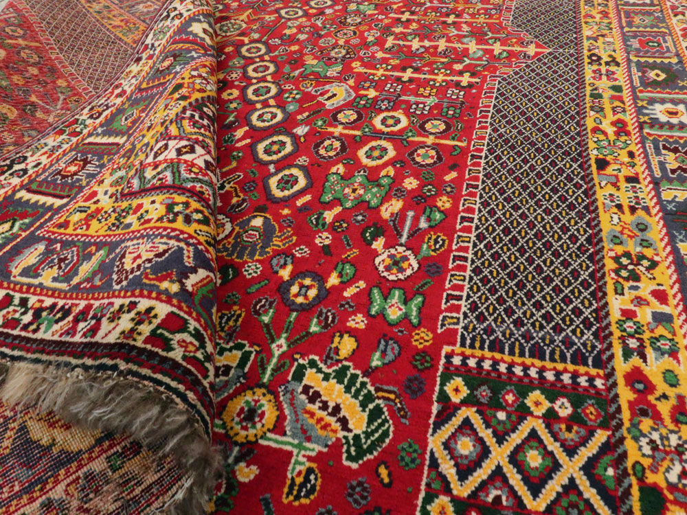 Vintage Persian Shiraz Rug, No.26023 - Gss