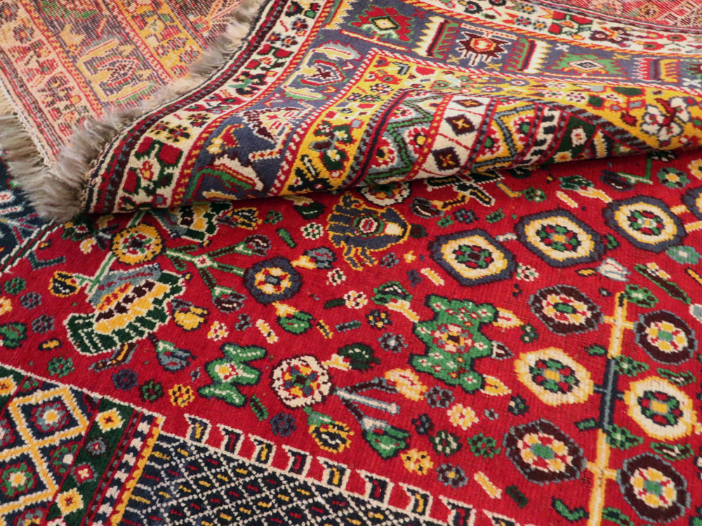 Vintage Persian Shiraz Rug, No.26023 - Gss