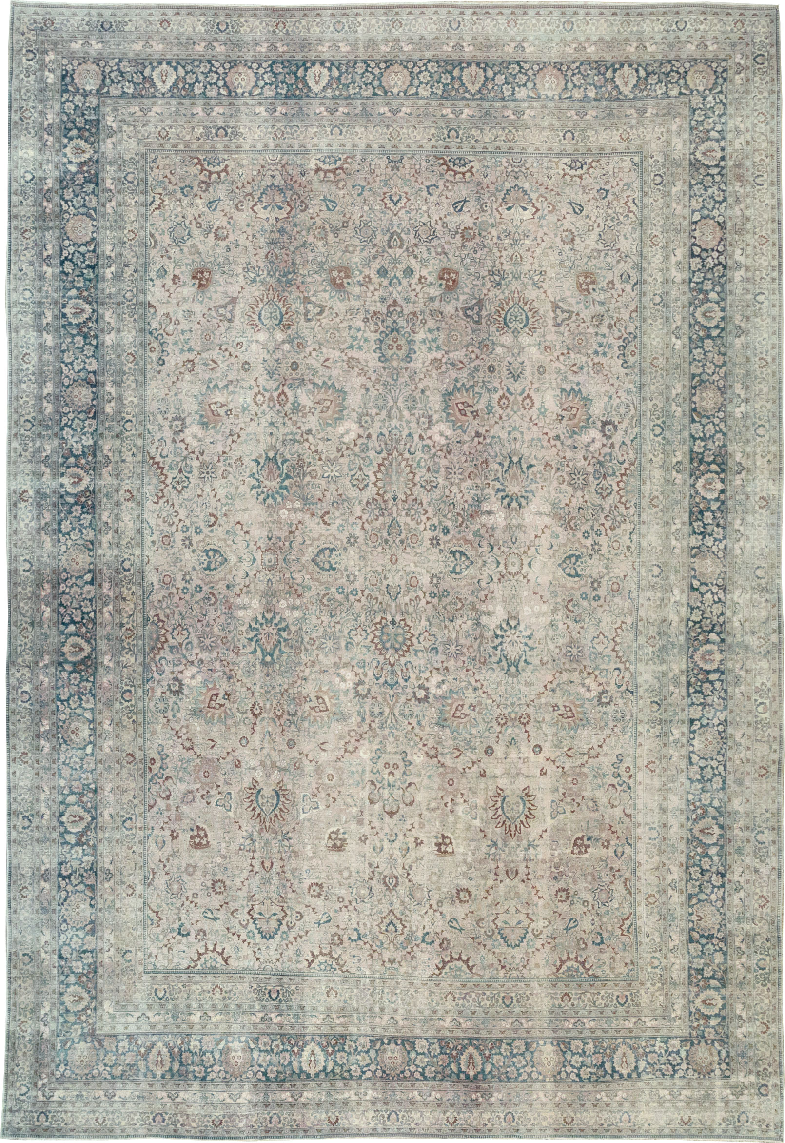 Antique Persian Mashad Oversize Carpet, No.26040 - Gss