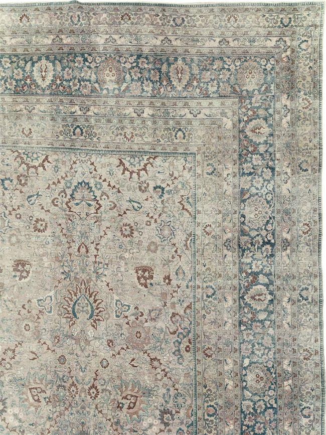 Antique Persian Mashad Oversize Carpet, No.26040 - Gss