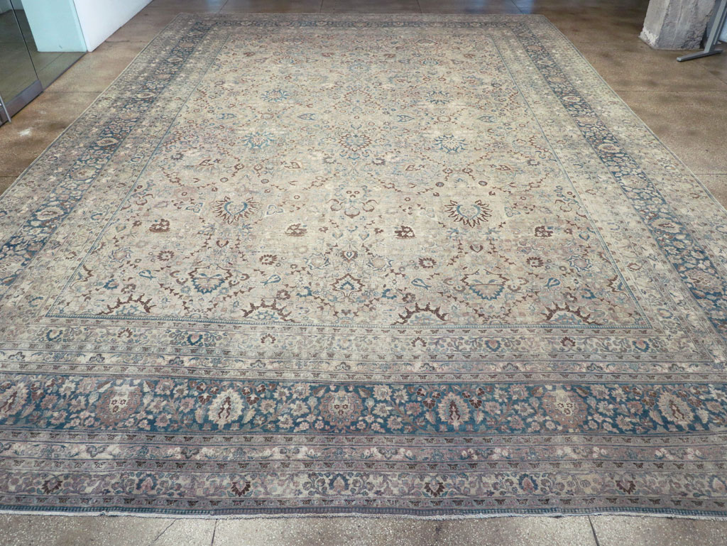 Antique Persian Mashad Oversize Carpet, No.26040 - Gss