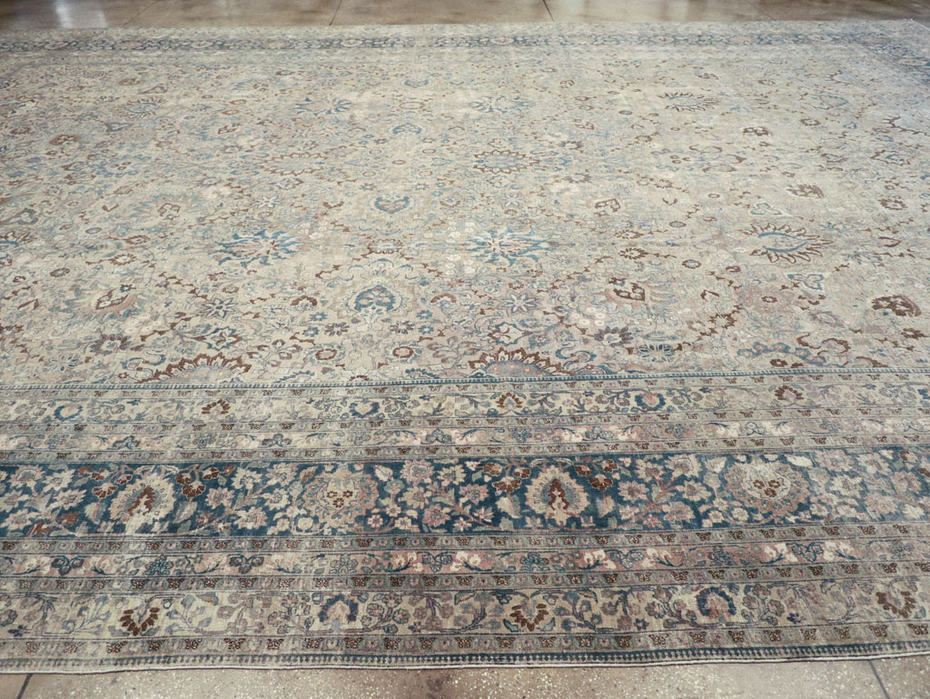 Antique Persian Mashad Oversize Carpet, No.26040 - Gss