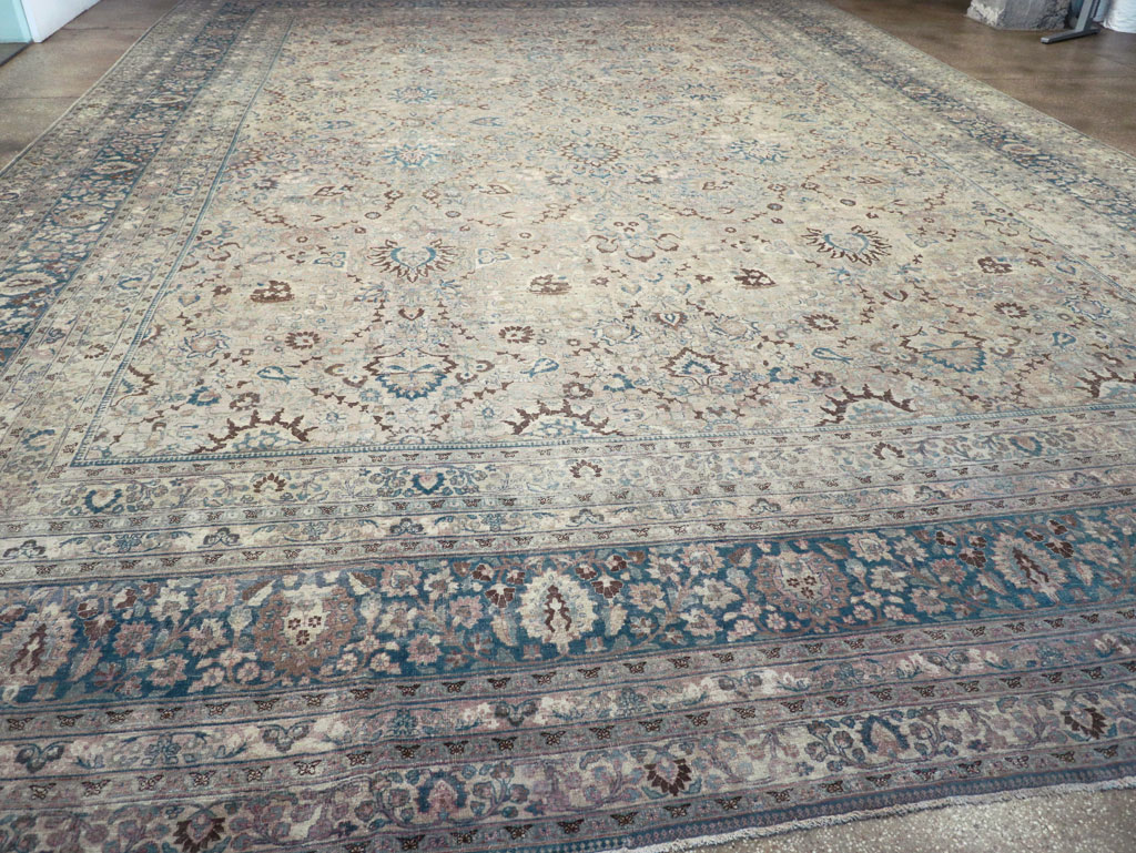 Antique Persian Mashad Oversize Carpet, No.26040 - Gss
