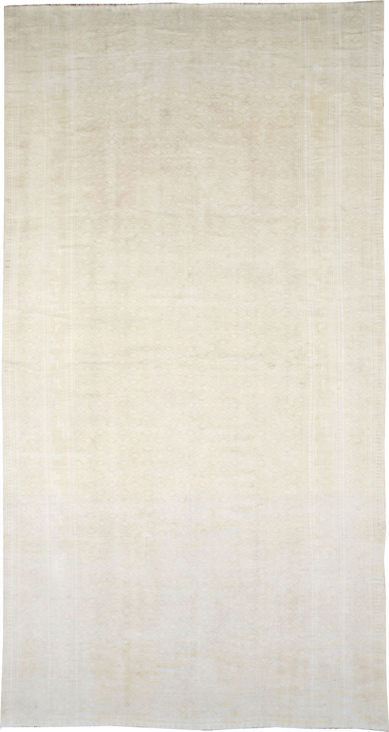 Vintage Persian Cotton Flatweave Kilim Long and Narrow Carpet, No.26041 - Gss