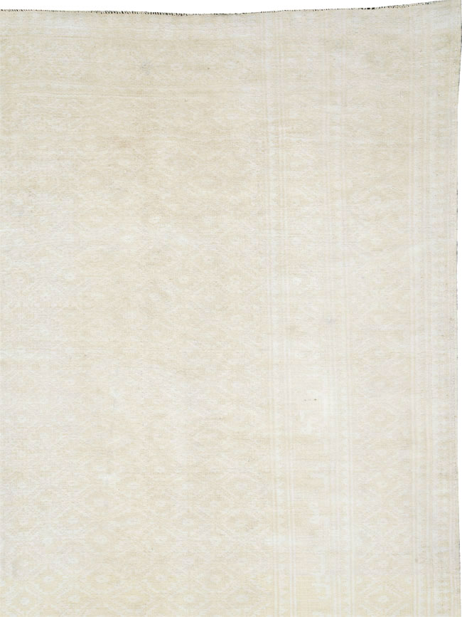 Vintage Persian Cotton Flatweave Kilim Long and Narrow Carpet, No.26041 - Gss