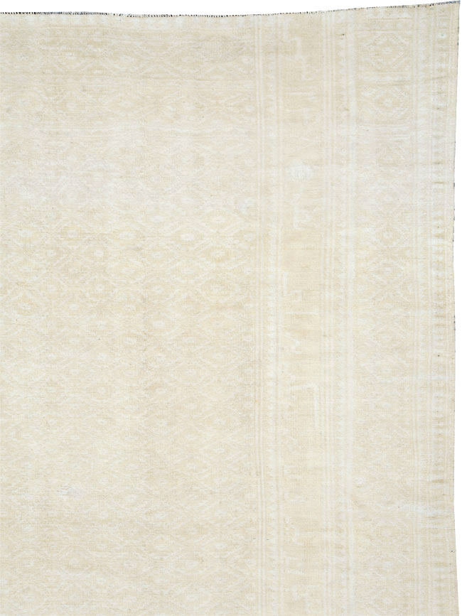 Vintage Persian Cotton Flatweave Kilim Long and Narrow Carpet, No.26041 - Gss