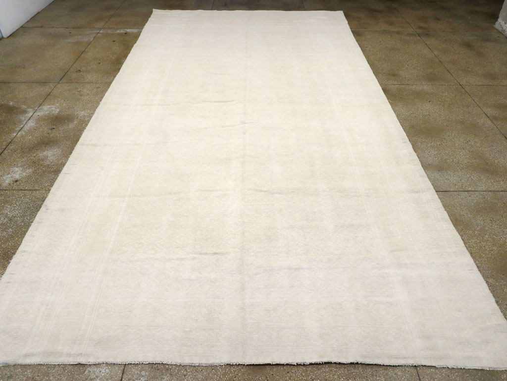 Vintage Persian Cotton Flatweave Kilim Long and Narrow Carpet, No.26041 - Gss