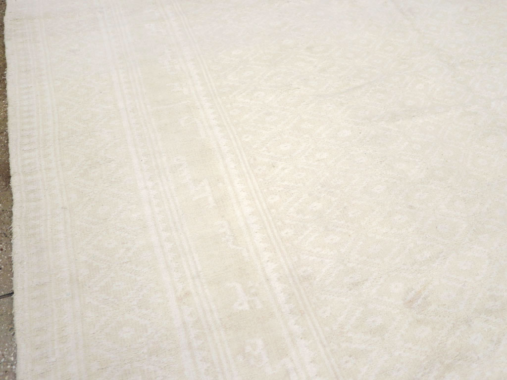 Vintage Persian Cotton Flatweave Kilim Long and Narrow Carpet, No.26041 - Gss