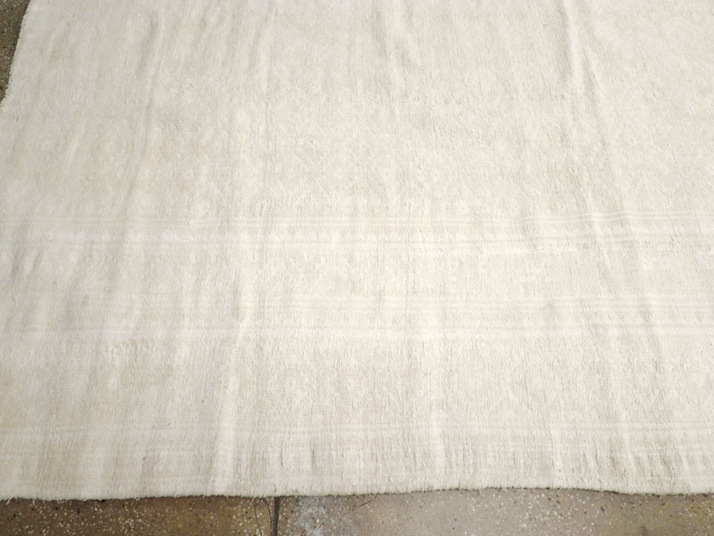 Vintage Persian Cotton Flatweave Kilim Long and Narrow Carpet, No.26041 - Gss