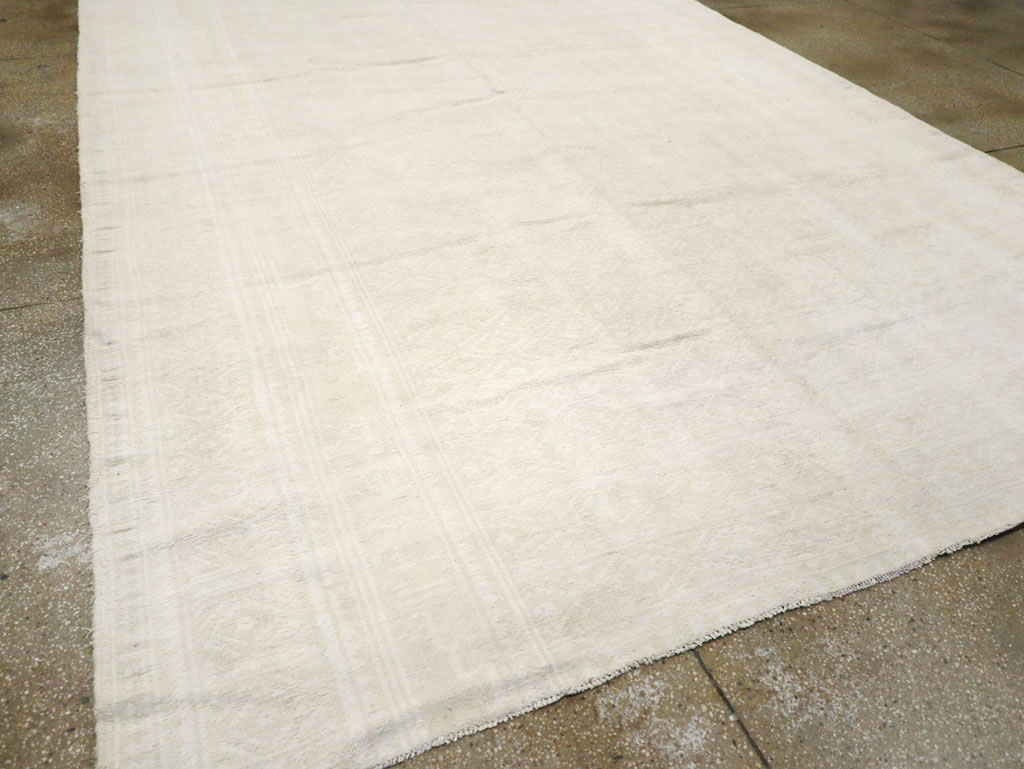 Vintage Persian Cotton Flatweave Kilim Long and Narrow Carpet, No.26041 - Gss