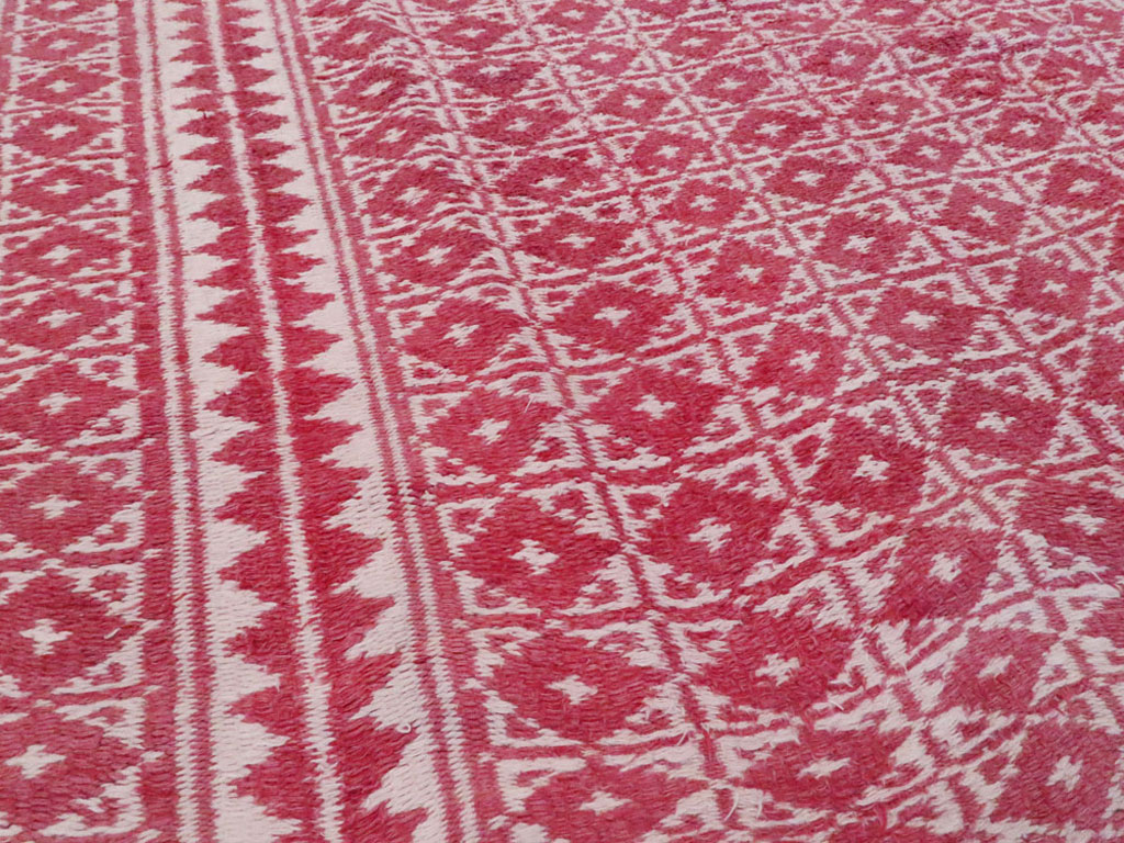 Vintage Persian Flatweave Kilim Accent Rug, No.26044 - Gss