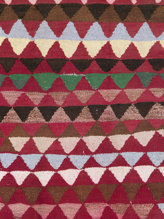 Vintage Persian Flatweave, No.26049 - Gss