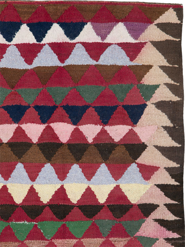 Vintage Persian Flatweave, No.26049 - Gss