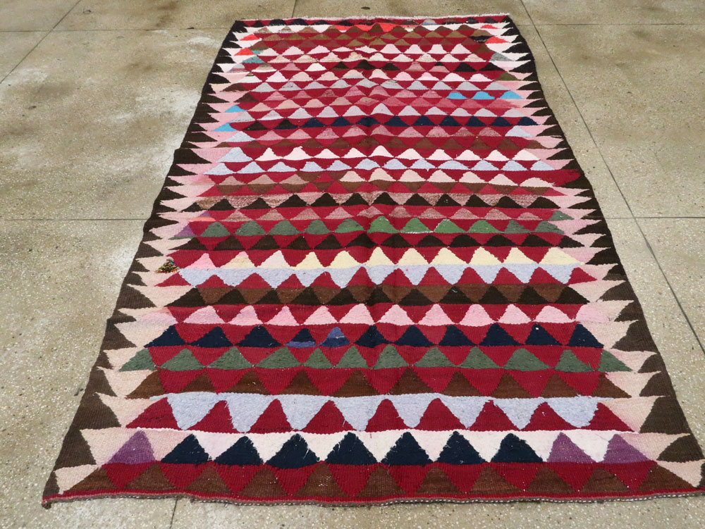 Vintage Persian Flatweave, No.26049 - Gss