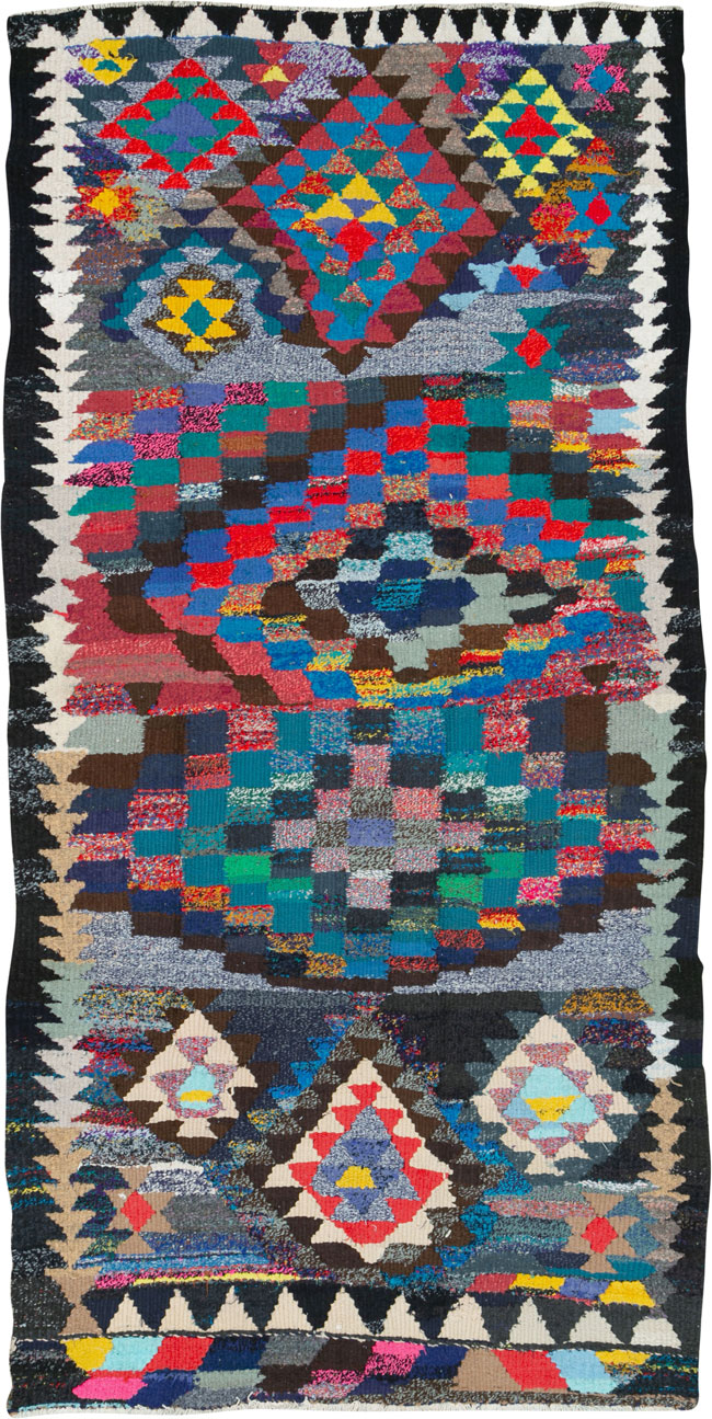 Vintage Persian Flatweave, No.26051 - Gss