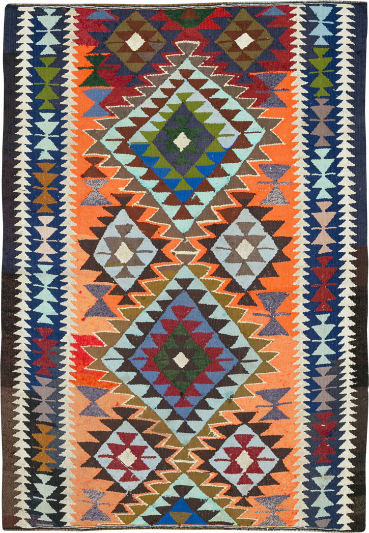 Vintage Persian Flatweave, No.26055 - Gss