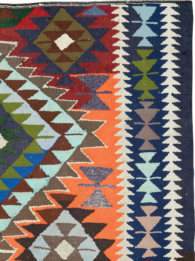 Vintage Persian Flatweave, No.26055 - Gss