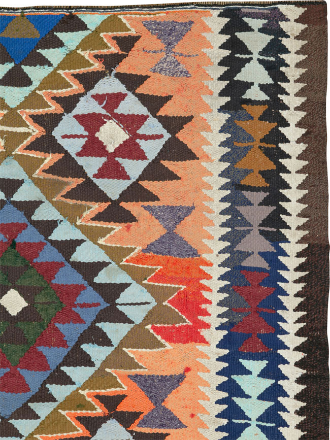 Vintage Persian Flatweave, No.26055 - Gss